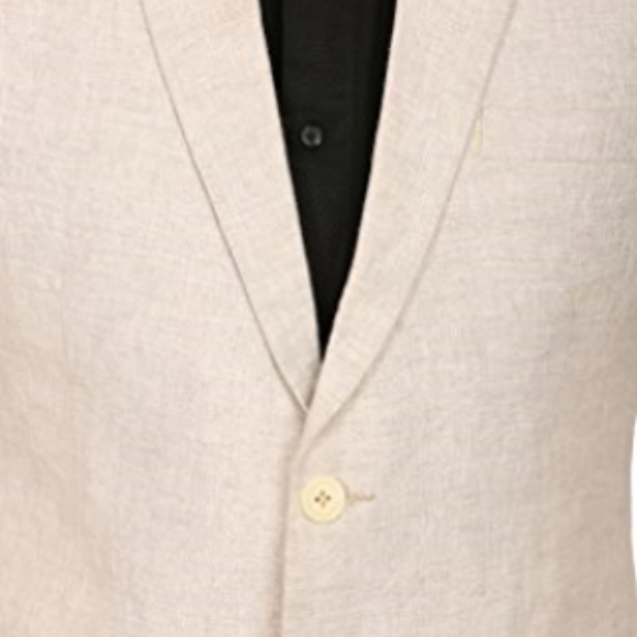 WINTAGE Men's 100% Linen Suit sz 50 - Picture 3 of 4